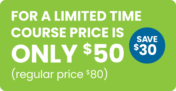 limited time course price is $50